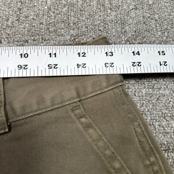 TNA Aritzia Tapered High Rise Cargo Pants in Olive Green / Grey Size 4 - Picture 3 of 7